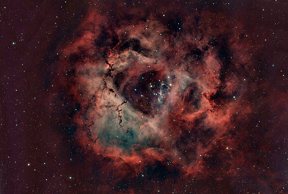 NGC 2273 Rosette nebula