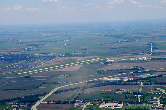Dekalb Airport From The Air......