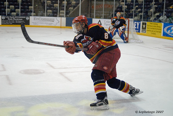 Iowa - Iowa State Hockey Action