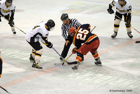 Iowa - Iowa State Hockey Action