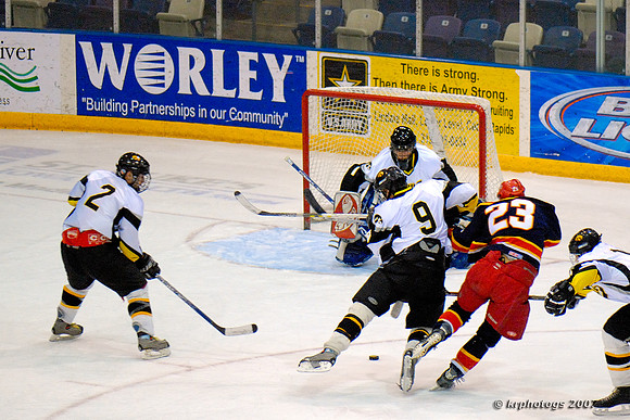 Iowa - Iowa State Hockey Action